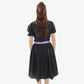Royal Amethyst Dirndl Dress with Bavarian Flair