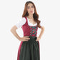 Vintage Bavarian Attire Deep Plum Green Allure