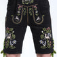 Authentic Black Bavarian Lederhosen Classic