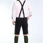 Authentic Black Bavarian Lederhosen Classic