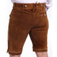 Hazelnut Brown Oktoberfest Lederhosen Shorts