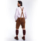 Hazelnut Brown Oktoberfest Lederhosen Shorts