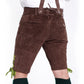 Authentic Alpine Lederhosen Walnut Brown