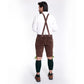 Authentic Alpine Lederhosen Walnut Brown