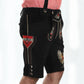 Lederhosen Men Adler Black with Suspenders