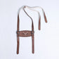 Espresso Essence Women's Lederhosen Embroidered in Coffee Brown