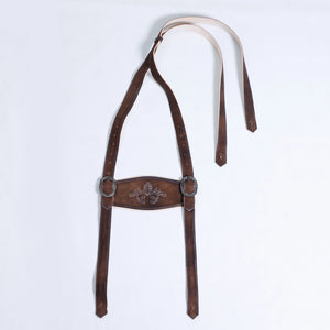 Traditional Style Medium Brown Women Lederhosen