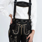 Traditional Style Black Women Lederhosen