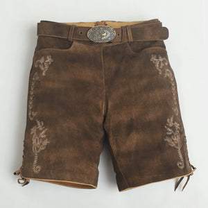 Shanko Brown Women Lederhosen Almwiese