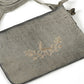 Stylish Gray Embroidered Bavarian Purse