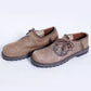 Vintage Style Light Brown Trachten Shoes in Original Leather