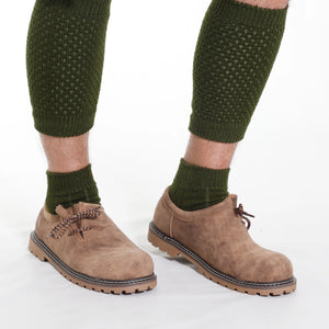 Traditional German Brown Lederhosen Shoes