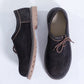 Charming Black Side Lace Trachten Mens Shoes