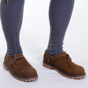 Trendy Dusky Brown Lederhosen Mens Shoes