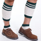 Cozy and Stylish Bavarian Lederhosen Socks in Off-White