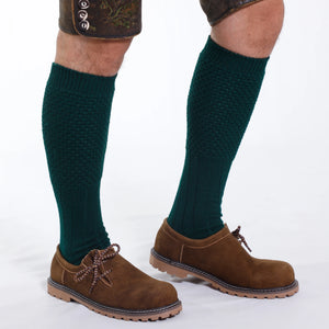 Dapper Green Lederhosen Mens Long Socks