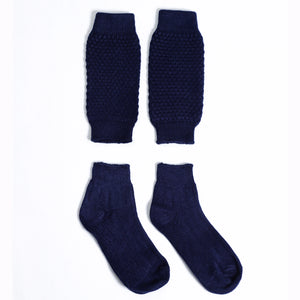 Comfy Foklore Socks for Men in Blue Color