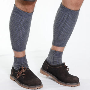 Traditional Gray Foklore Socks for Lederhosen Men