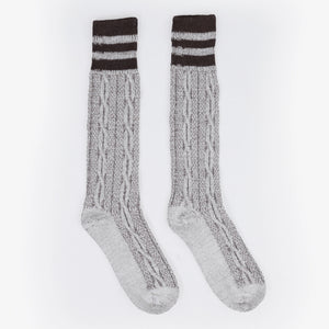 Beige Brown Lederhosen Knee Socks Men