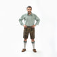 German Alpine Green Slim Fit Shirt for Oktoberfest