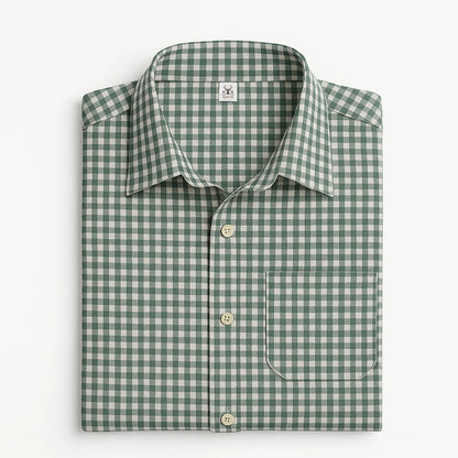 German Alpine Green Slim Fit Shirt for Oktoberfest