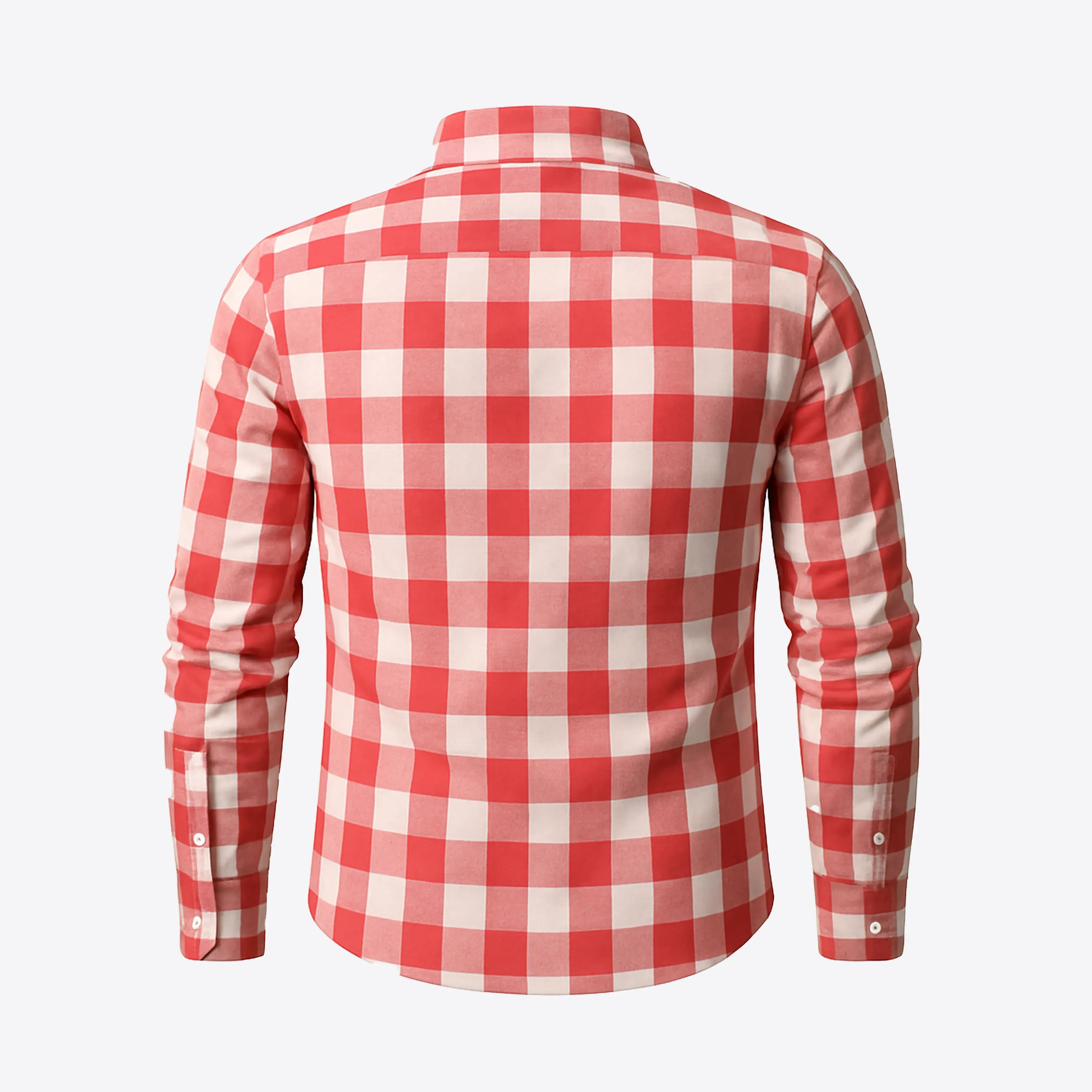 mens red checkered dress shirt Men's Muirfield Performance Long Sleeve Shirt - SDR-1
