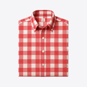 Bavarian Red Checkered Men's Shirt