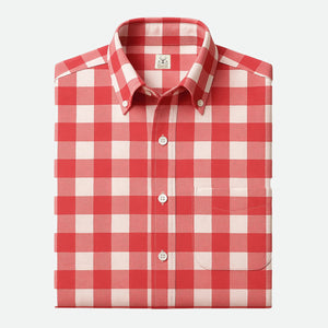 Bavarian Red Checkered Men's Shirt