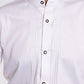 Men's White Shirt With Classic Pleats