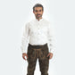 Men's White Shirt With Classic Pleats