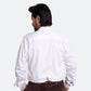 Men's White Shirt With Classic Pleats