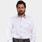 Trachten Shirt White with Gray Trim