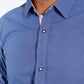 Men's Trachten Shirt Bavarian Indigo Blue