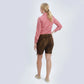 Traditional Red Checkered Shirt for Women Lederhosen