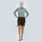 Traditional Green Checkered Shirt for Women Lederhosen