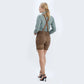 Traditional Green Checkered Shirt for Women Lederhosen