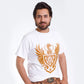 Bavarian Eagle Design Traditional White T-Shirt