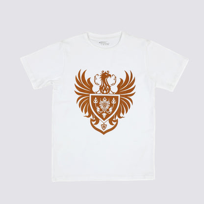 Bavarian Eagle Design Traditional White T-Shirt