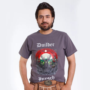 Bavarian Style Dark Gray Hunter’s Pride T-Shirt