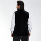 Old-world Charm Dull Black Embroidered German Waistcoat