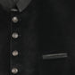 Men's Black Trachten Waistcoat