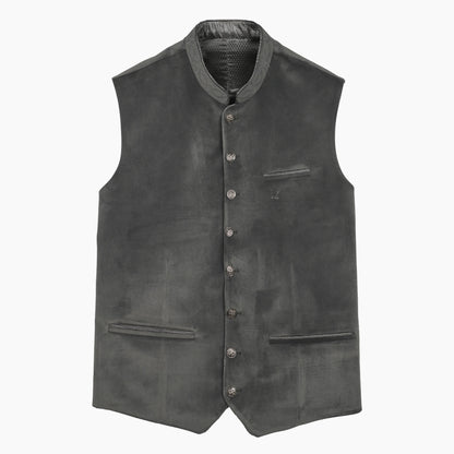 Men's Slate Grey Trachten Waistcoat