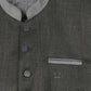 Men's Classic Grey Wool Lederhosen Waistcoat