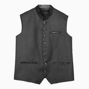 Men's Olive Green Trachten Waistcoat