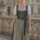 Smoky Royal Black Dirndl Dress
