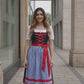 Classic Black Midi Dirndl in Vibrant Look