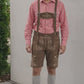 Authentic Lederhosen Men Shorts with Suspenders