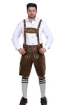 Unique Staggering Brown Bavarian Lederhosen Men